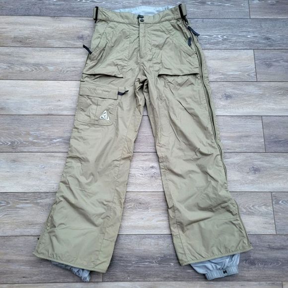 Burton Pants & Jumpsuits Burtonaccess Womens Snow Boarding Pants Tan Size Med Poshmark